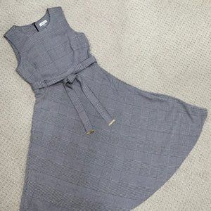 Calvin Klein Jacquard Black and White Dress (Never Worn)
